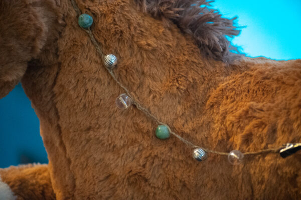 African Jade Mane Beads closeup by Julie Bradshaw